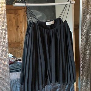 Abercrombie & Fitch black pleated top